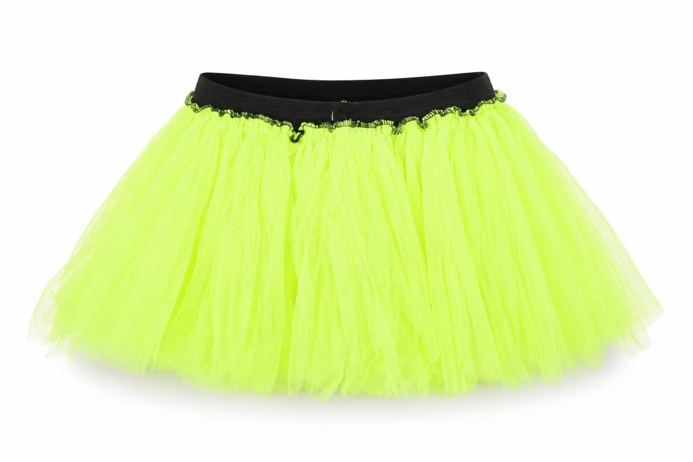 Crazy Chick Womens Yellow Polyester Tutu Skirt Size 24 in