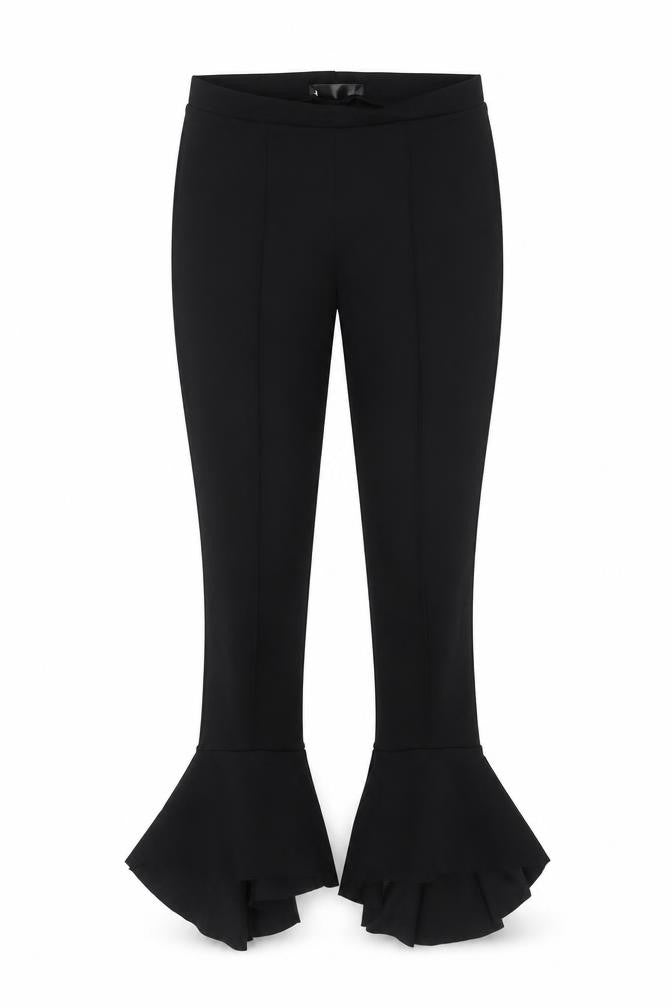 Missguided Womens Black Polyester Trousers Size 10 Regular