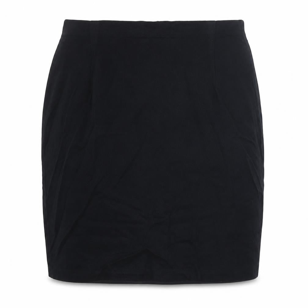 St Michael Womens Blue Viscose Straight & Pencil Skirt Size 14 Zip