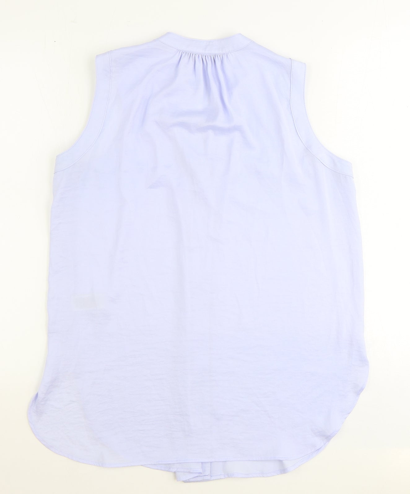 Marks and Spencer Womens Black Polyester Basic Tank Size 10 V-Neck
