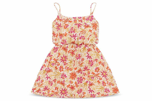 Debenhams Womens Multicoloured Floral Viscose Tank Dress Size M Scoop Neck Pullover