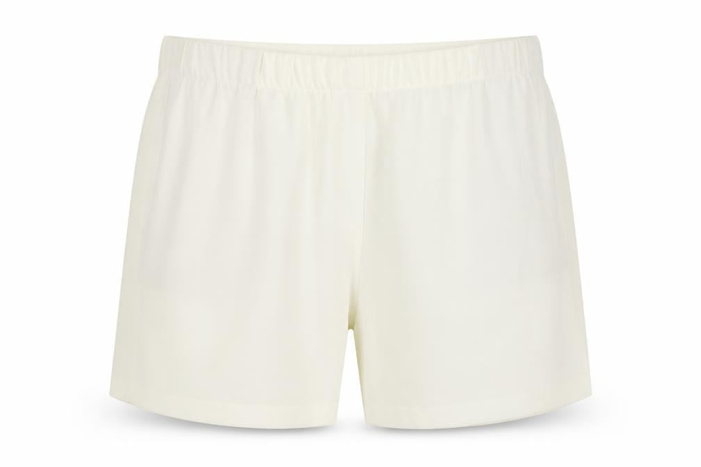 Marks & Spencer Womens Ivory Polyester Sweat Shorts Size 22 Regular