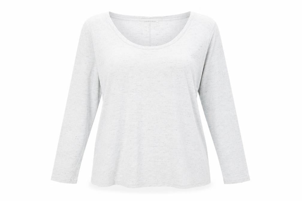 Indigo Womens Green Viscose Basic T-Shirt Size 14 Round Neck