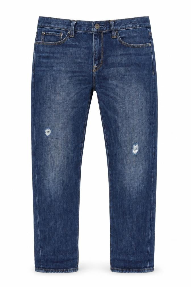 Gap Mens Blue Cotton Straight Jeans Size 30 in L32 in Regular Zip