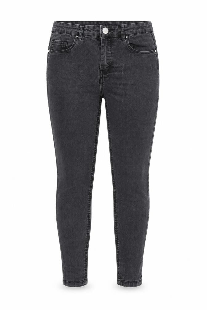 Select Womens Black Cotton Skinny Jeans Size 10 L26 in Slim Zip
