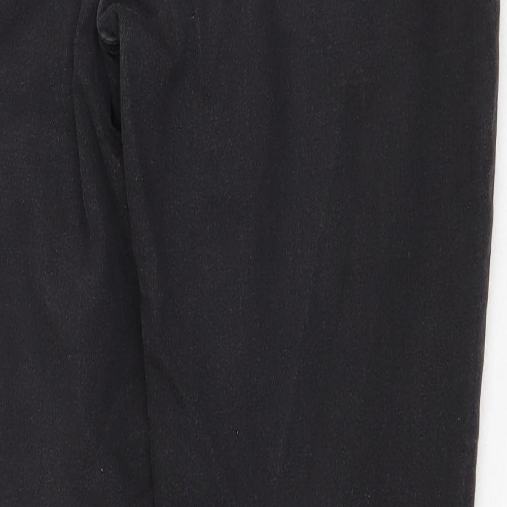 H&M Womens Grey Cotton Skinny Jeans Size 12 Regular Zip