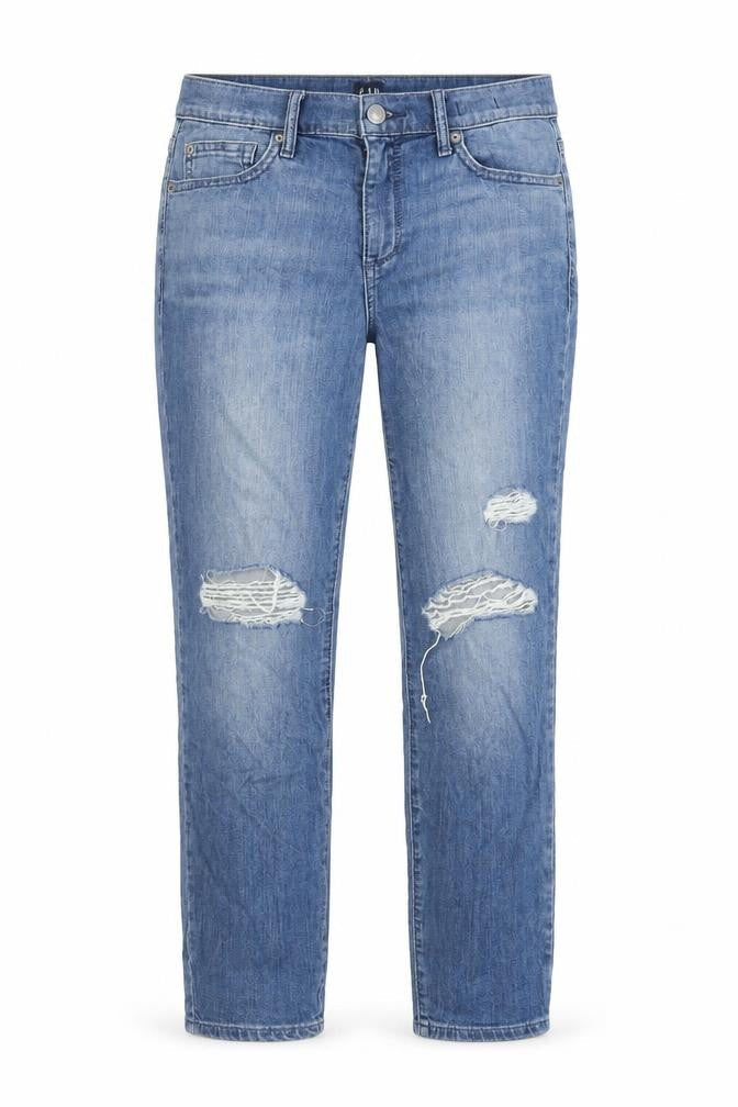 Gap Womens Blue Cotton Straight Jeans Size 29 in Regular Zip