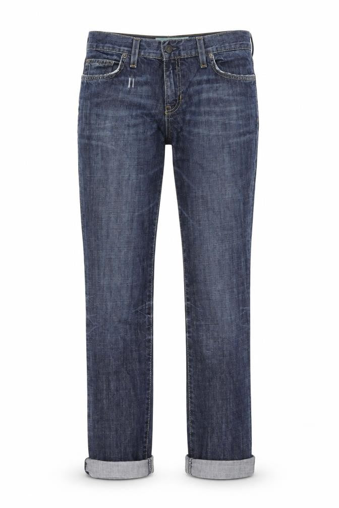 Gap Womens Blue Cotton Straight Jeans Size 4 Regular Zip