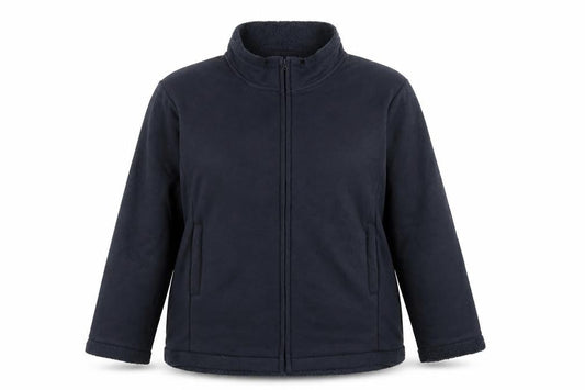 Anne De Lancay Womens Blue Jacket Size 18 Zip