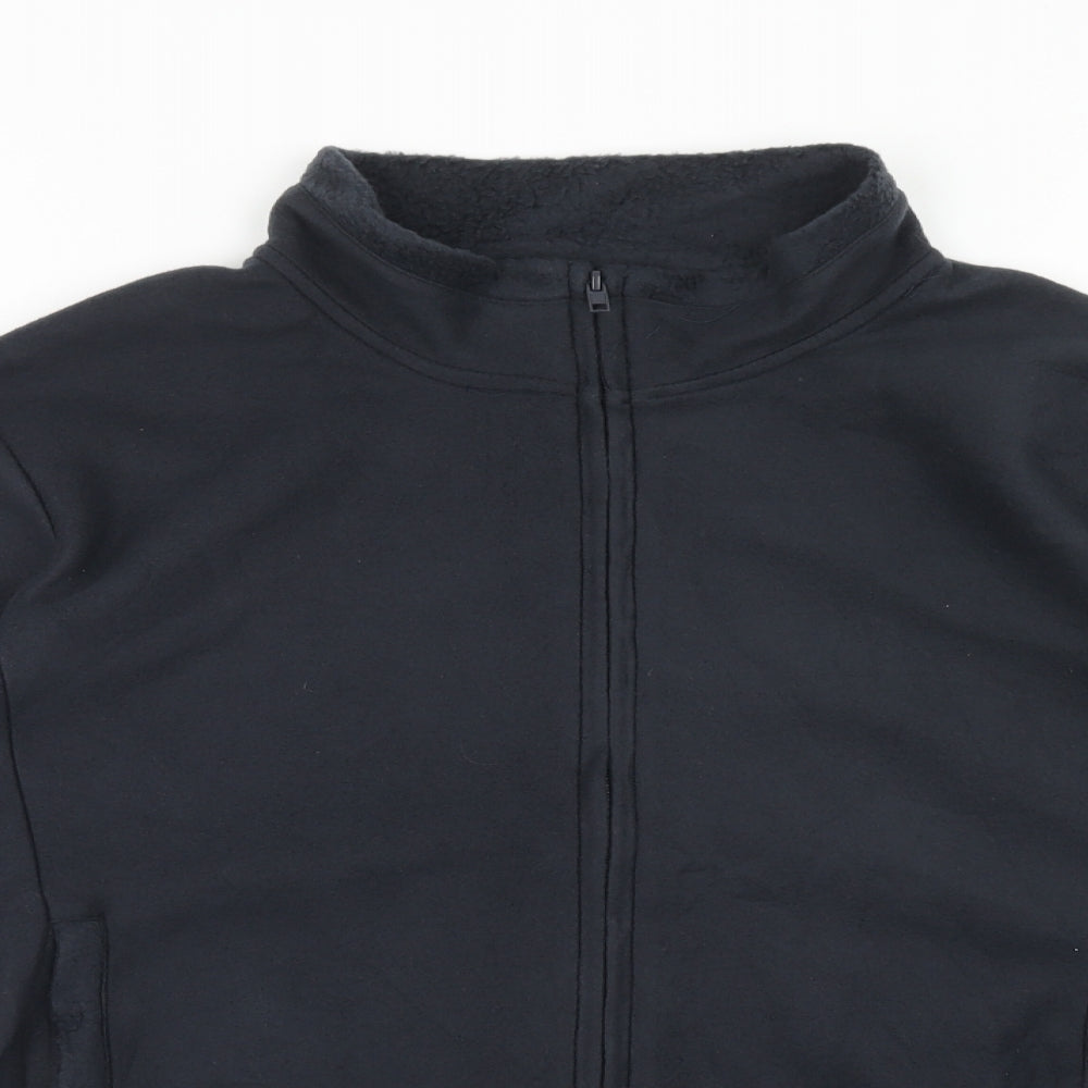 Anne De Lancay Womens Blue Jacket Size 18 Zip