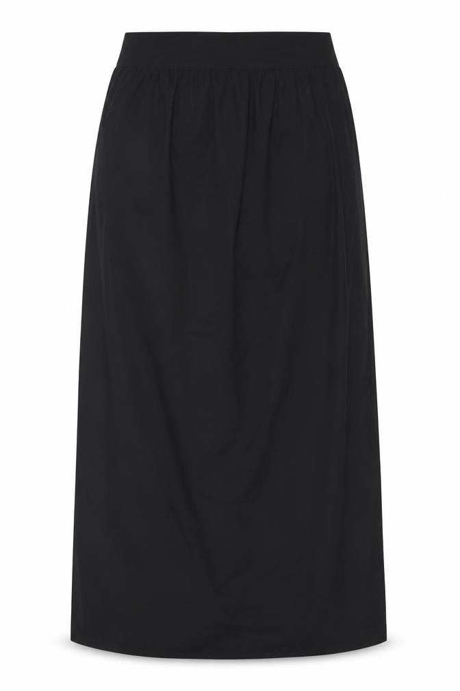 INFLUENCE Womens Black Polyester Straight & Pencil Skirt Size 10 Zip