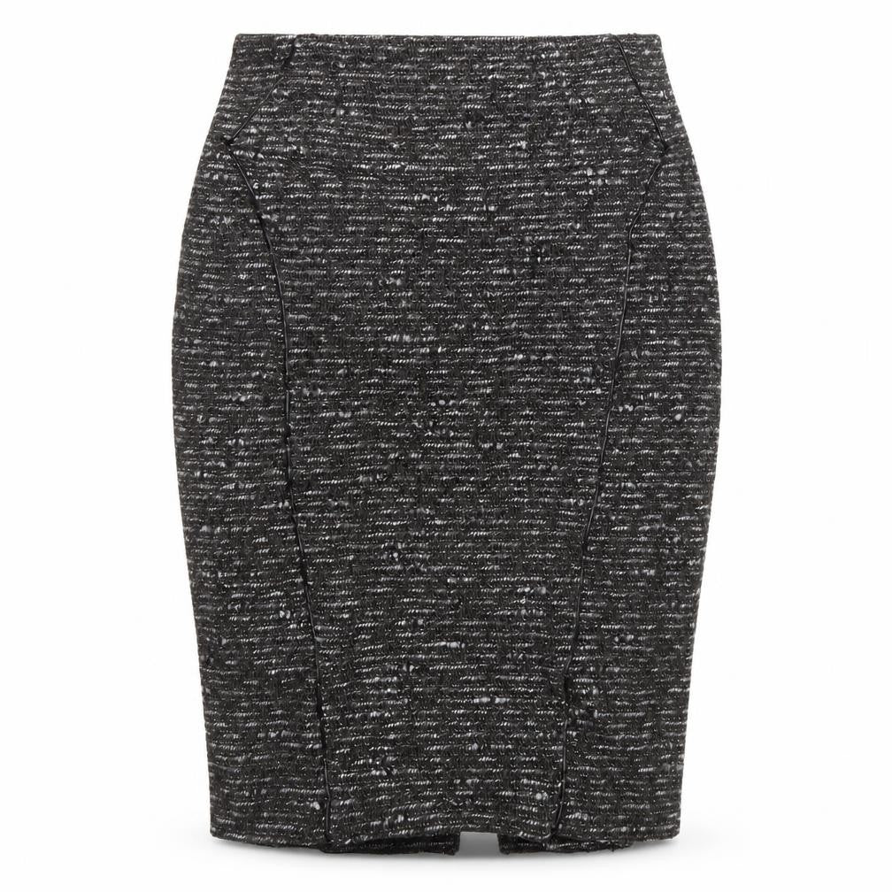 Zara Womens Brown Wool Straight & Pencil Skirt Size L Zip