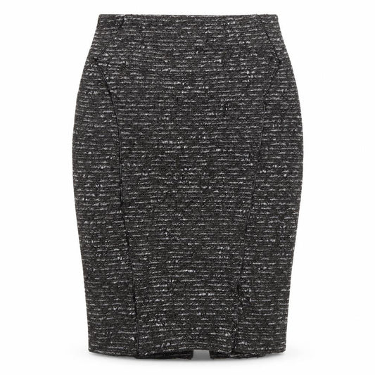 Zara Womens Brown Wool Straight & Pencil Skirt Size L Zip
