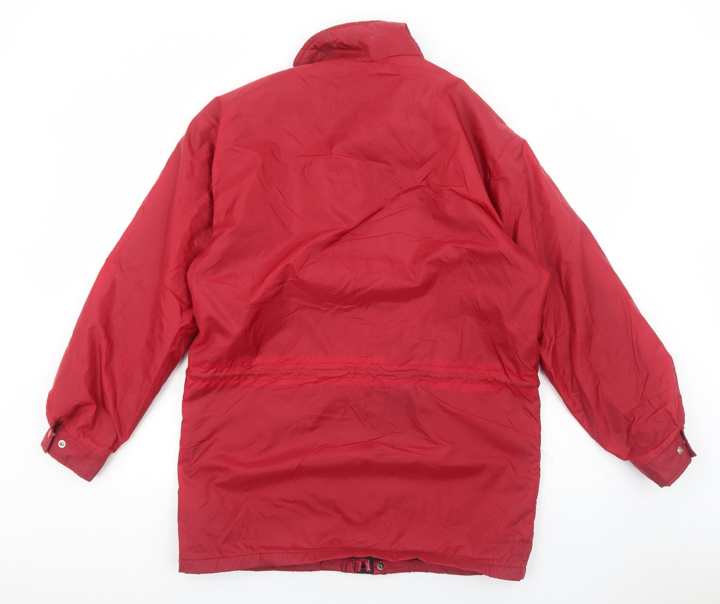 North Wind Mens Red Windbreaker Jacket Size S Zip