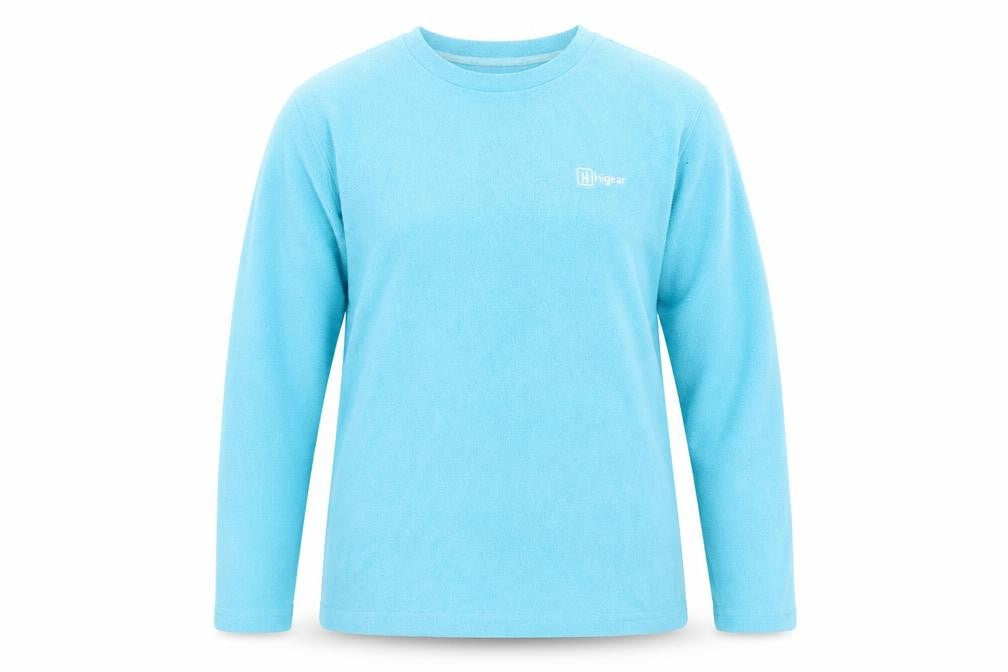 Hi Gear Womens Blue Round Neck Polyester Pullover Jumper Size 14