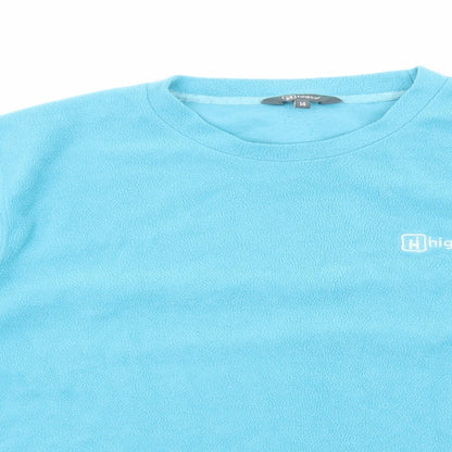 Hi Gear Womens Blue Round Neck Polyester Pullover Jumper Size 14