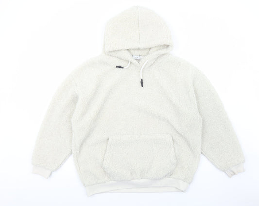 Primark Womens Ivory Polyester Pullover Hoodie Size S Pullover