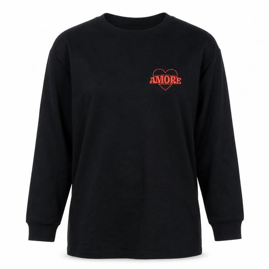Boohoo Womens Black Polyester Pullover Sweatshirt Size S Pullover - Amore