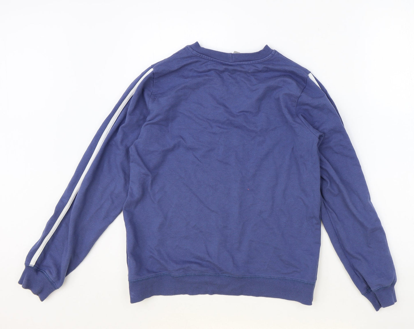 ASOS Womens Blue Cotton Pullover Sweatshirt Size 8 Pullover