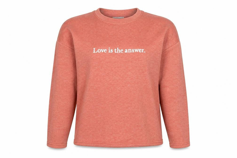 Papaya Womens Red Polyester Pullover Sweatshirt Size S Pullover