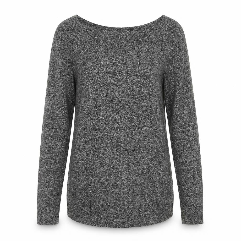 Gap Womens Grey V-Neck Geometric Nylon Pullover Jumper Size 2XS