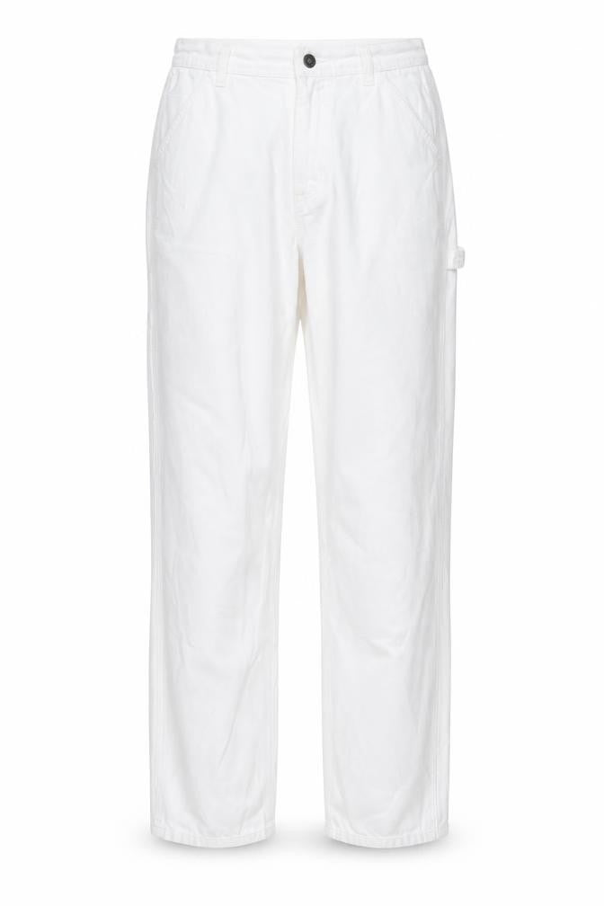 Subdued Womens White Cotton Tapered Jeans Size 8 Regular Zip