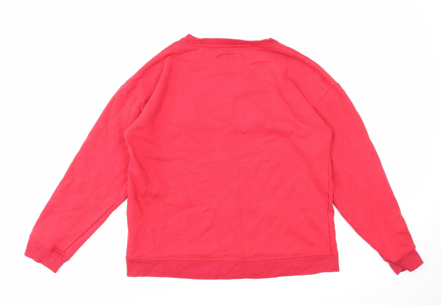 Atmosphere Womens Red Cotton Pullover Sweatshirt Size 12 Pullover - Christmas