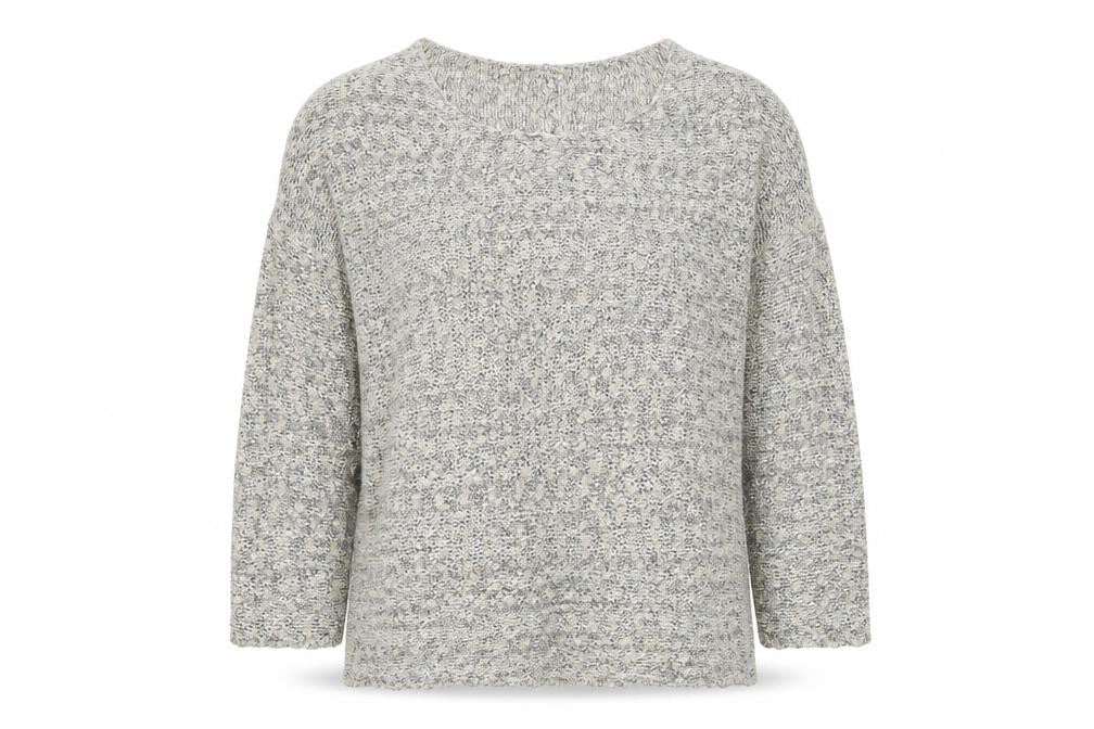 Tommy & Kate Womens Beige Scoop Neck Cotton Pullover Jumper Size M