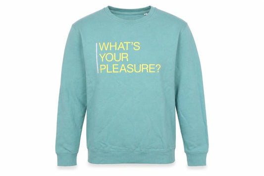 Preworn Mens Green Cotton Pullover Sweatshirt Size L - What's your pleasure?