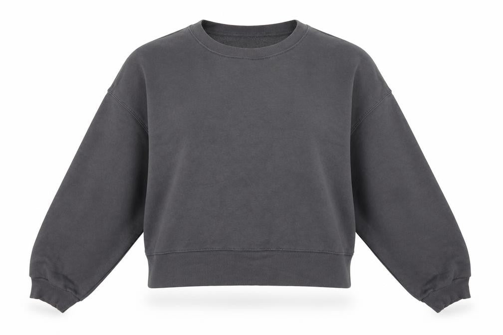 ASOS Womens Grey Cotton Pullover Sweatshirt Size 10 Pullover