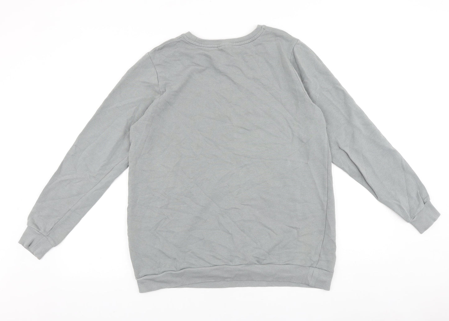 ASOS Womens Grey Cotton Pullover Sweatshirt Size 12 Pullover - Mummy in the Making