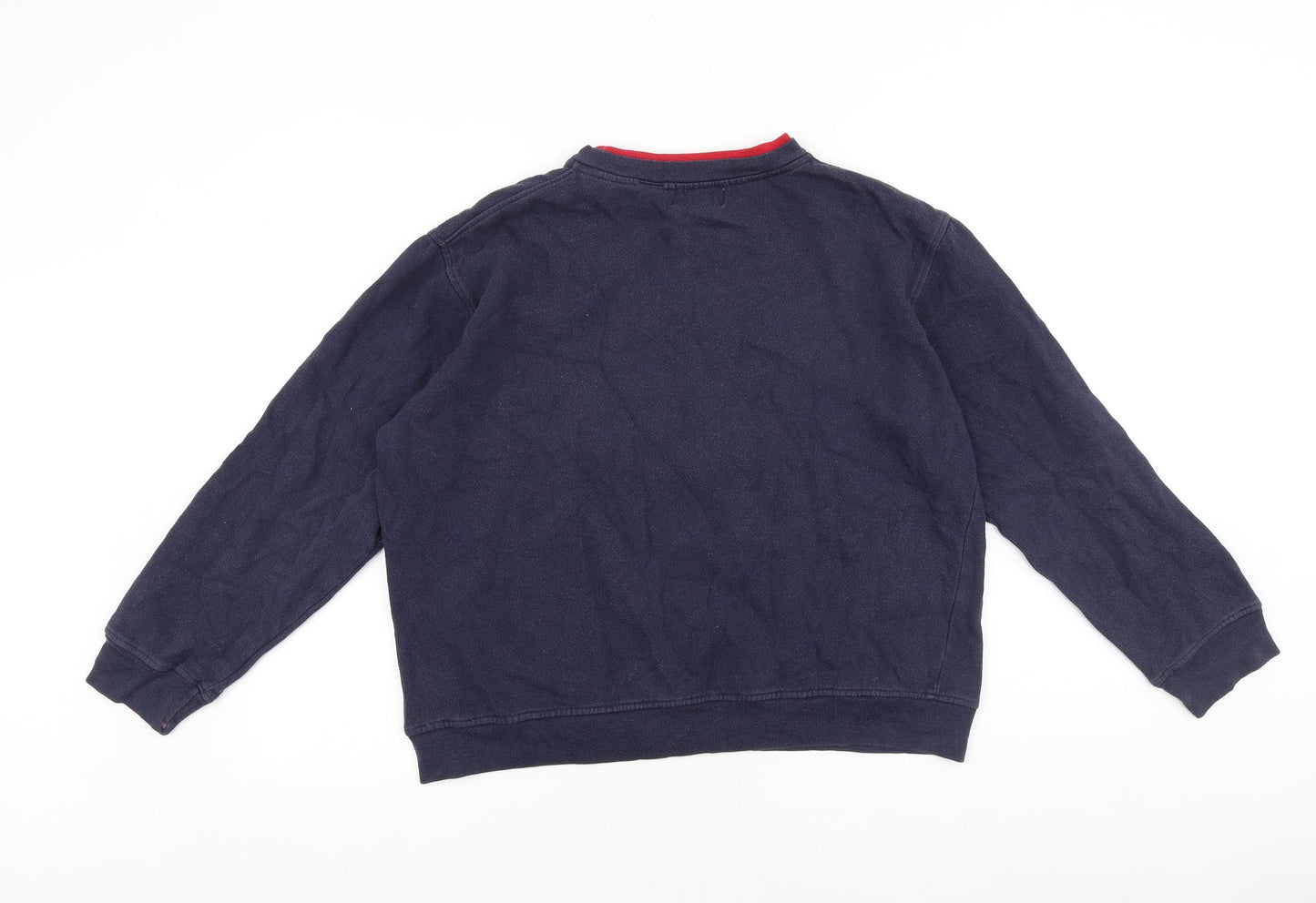 Shenanigans Womens Blue Cotton Pullover Sweatshirt Size M Pullover