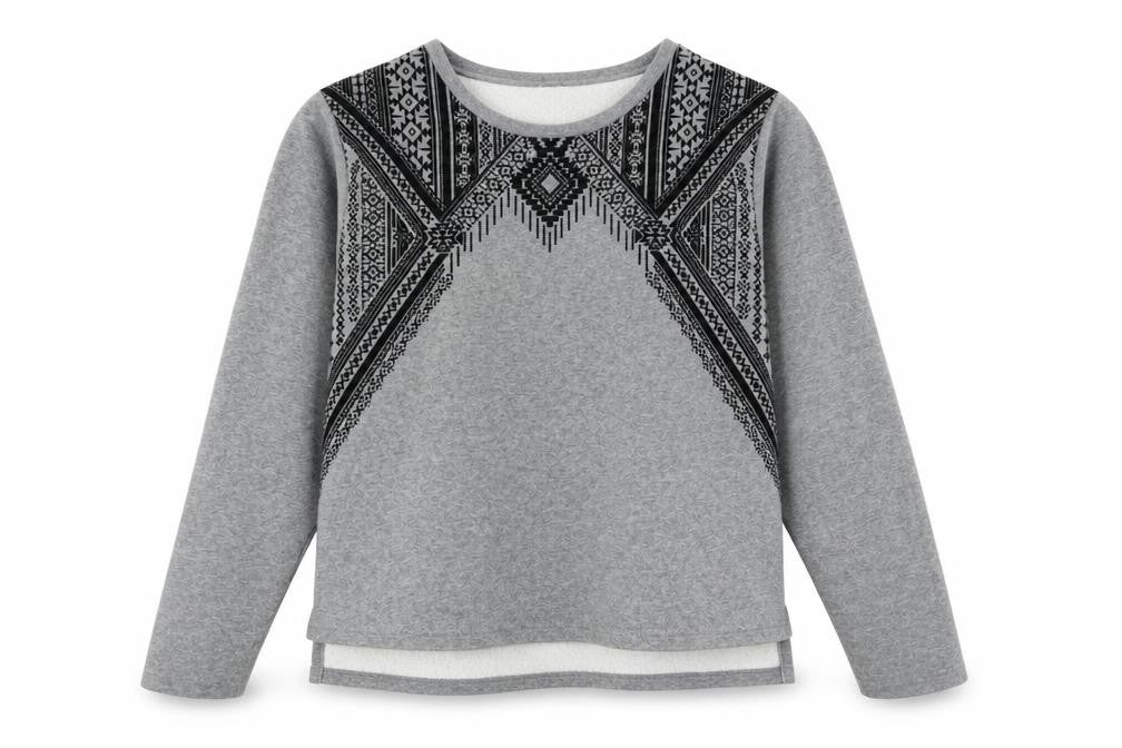 Amisu Womens Grey Cotton Pullover Sweatshirt Size XL Pullover