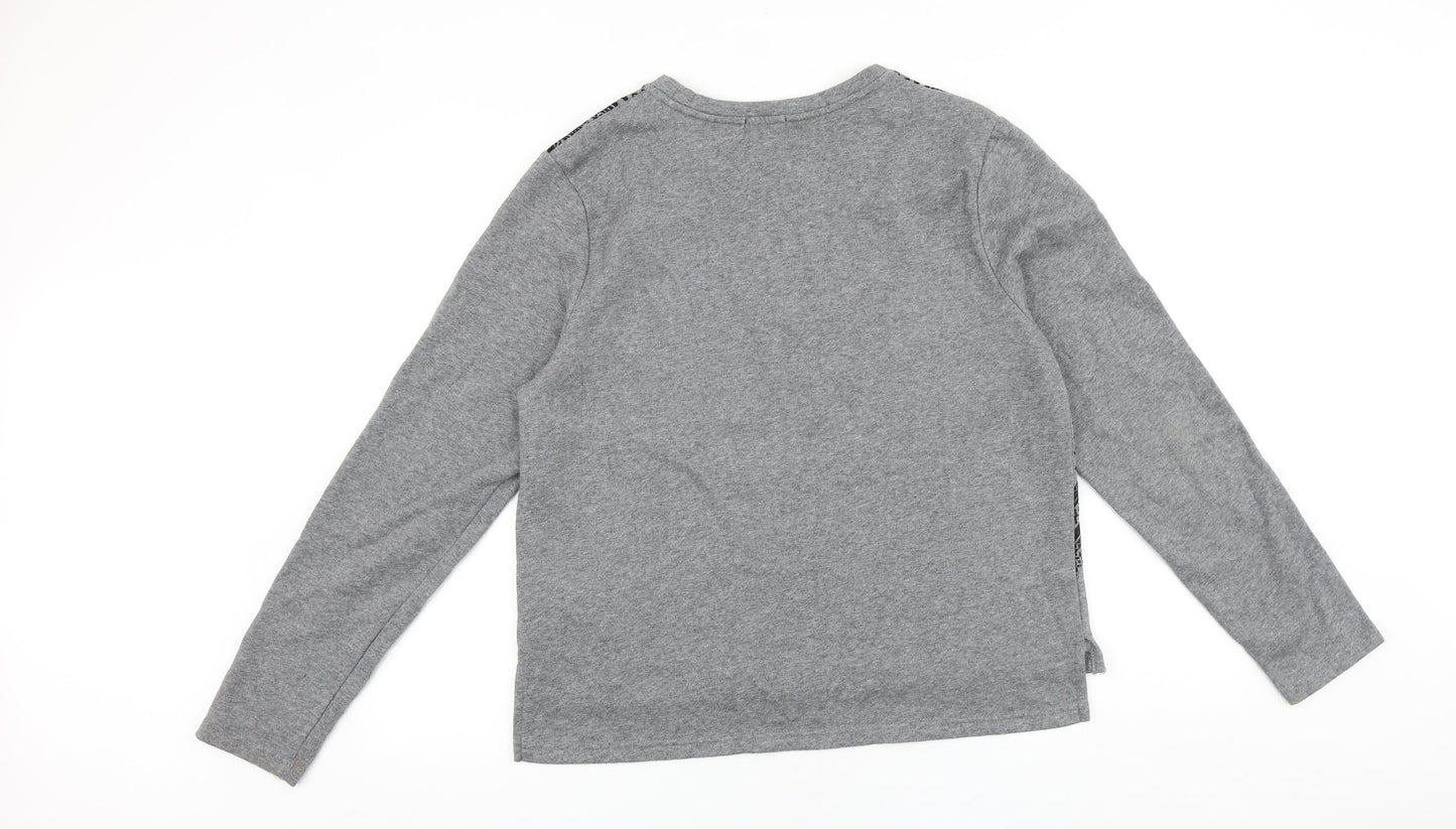 Amisu Womens Grey Cotton Pullover Sweatshirt Size XL Pullover