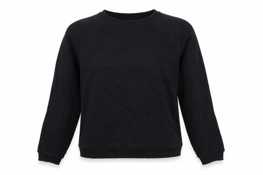 ASOS Womens Black Cotton Pullover Sweatshirt Size 6 Pullover