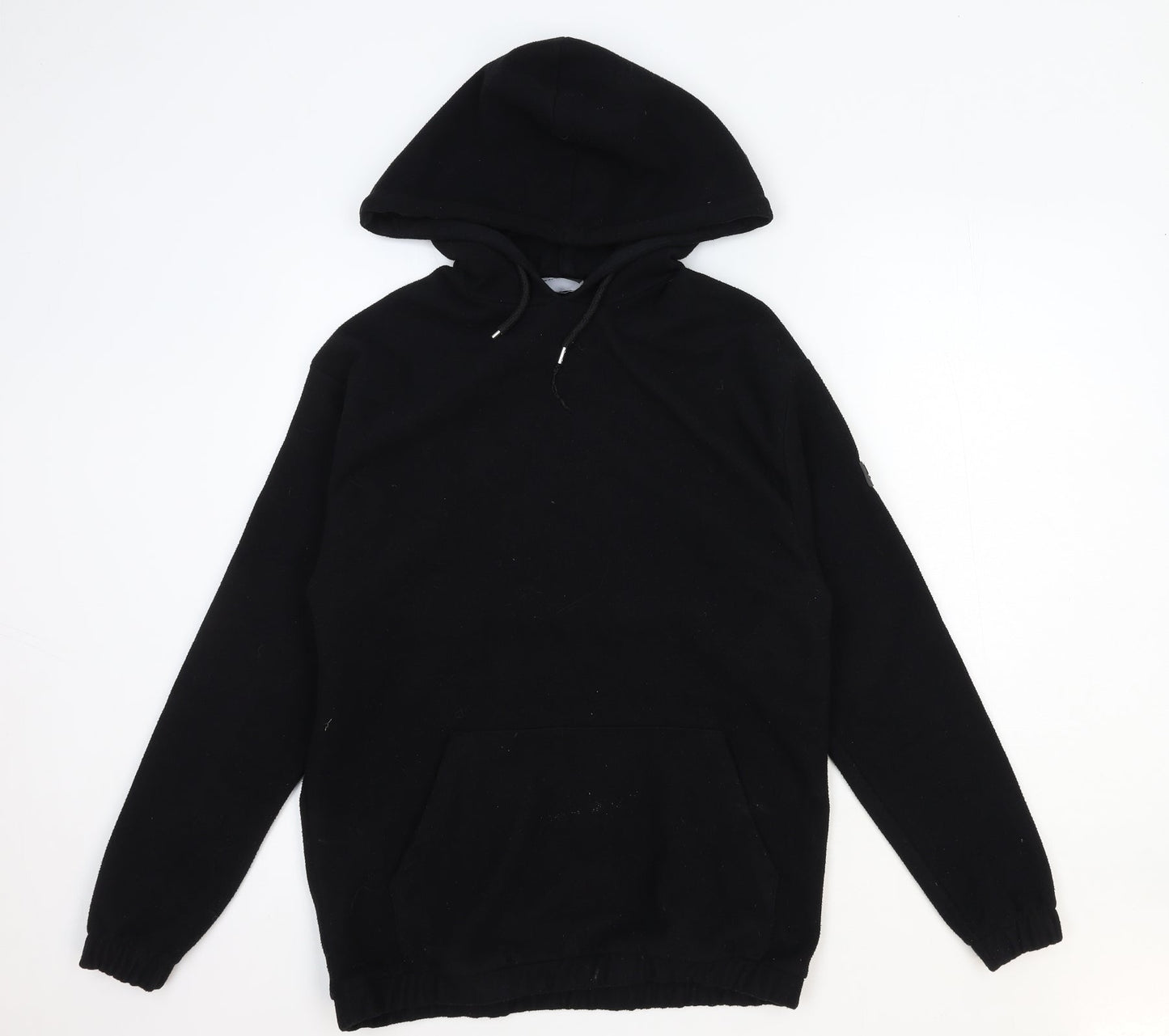 ASOS Womens Black Polyester Pullover Hoodie Size 2XS Pullover