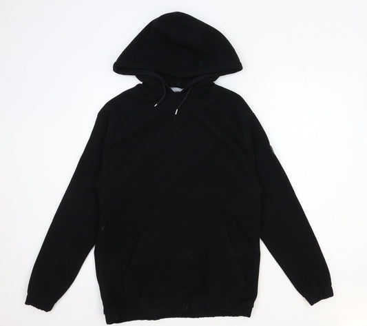 ASOS Womens Black Polyester Pullover Hoodie Size 2XS Pullover