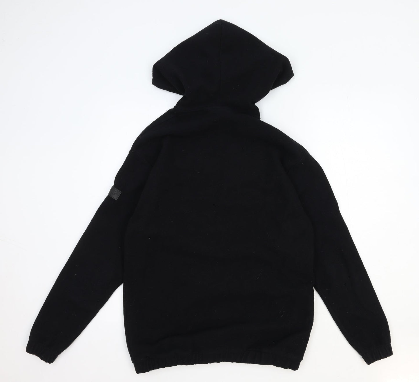 ASOS Womens Black Polyester Pullover Hoodie Size 2XS Pullover