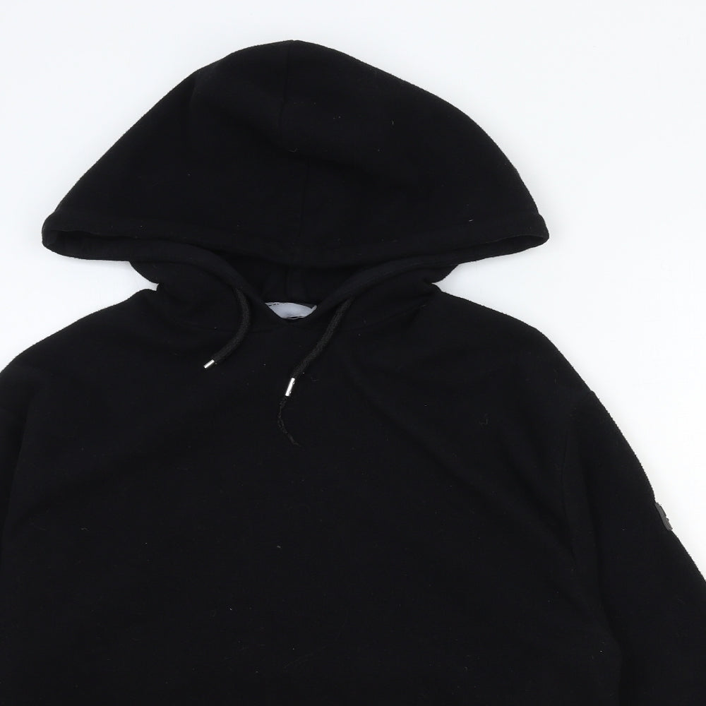 ASOS Womens Black Polyester Pullover Hoodie Size 2XS Pullover
