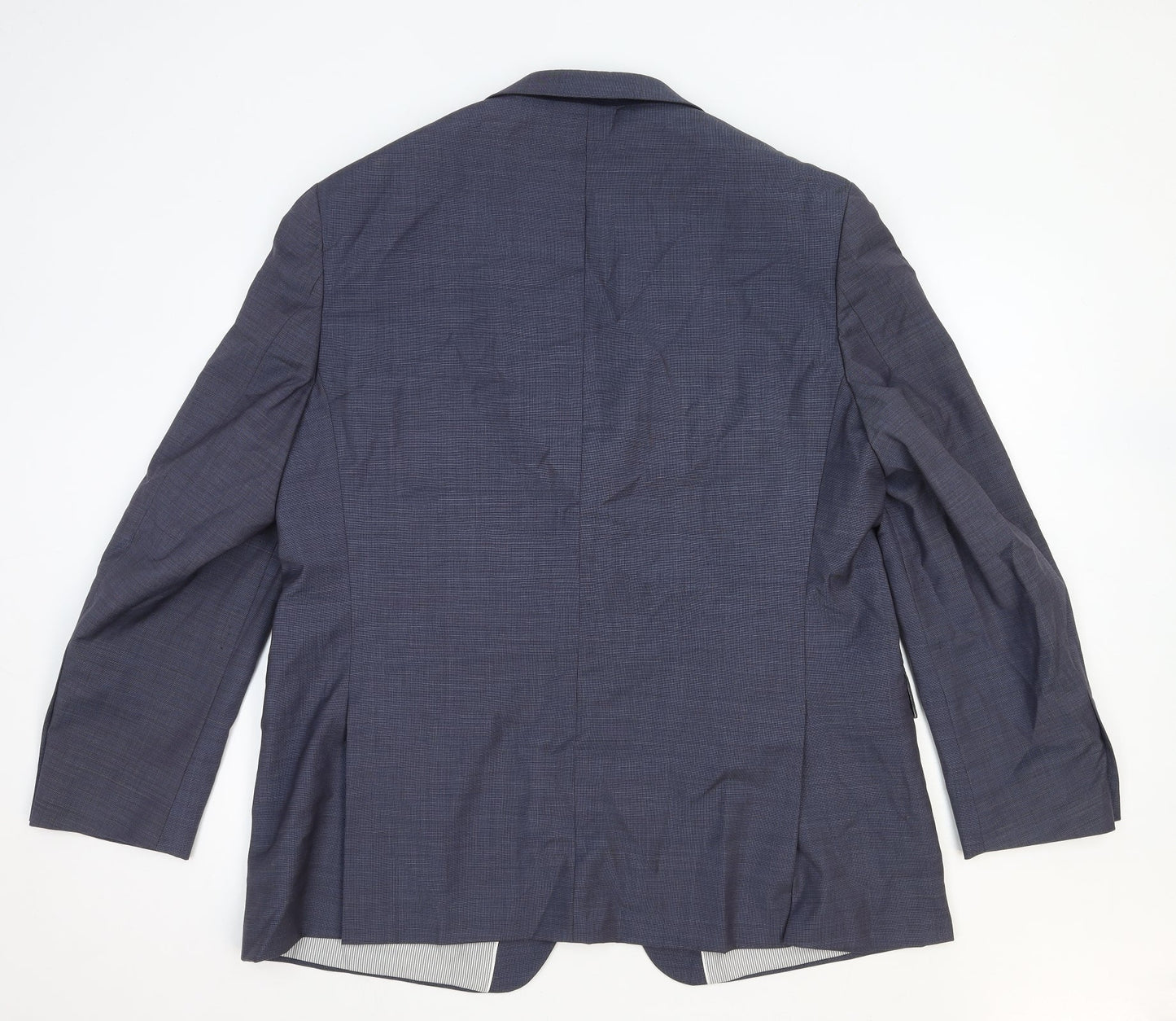 Marks and Spencer Mens Grey Wool Jacket Blazer Size M Regular