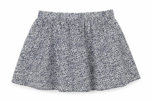 Marks & Spencer Womens Blue Floral Cotton Skater Skirt Size 16