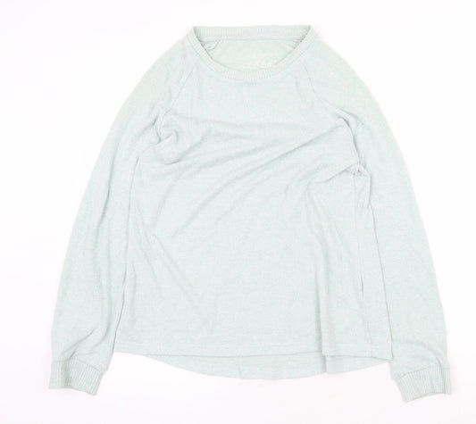 Primark Womens Green Round Neck Polyester Pullover Jumper Size XS