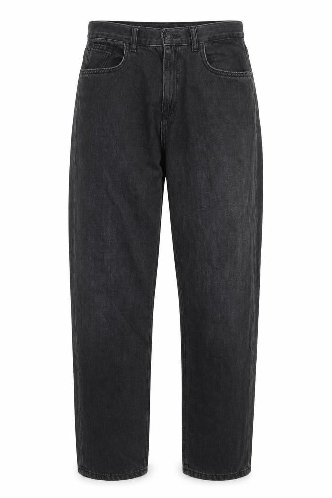 Be Yourself Womens Black Cotton Straight Jeans Size 28 in Regular Zip