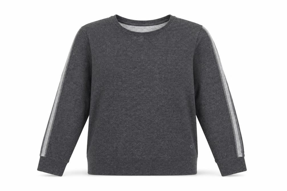 M Life Womens Grey Cotton Pullover Sweatshirt Size S Pullover