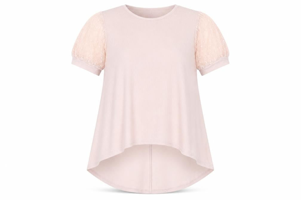 QED London Womens Pink Round Neck Polyester Pullover Jumper Size M