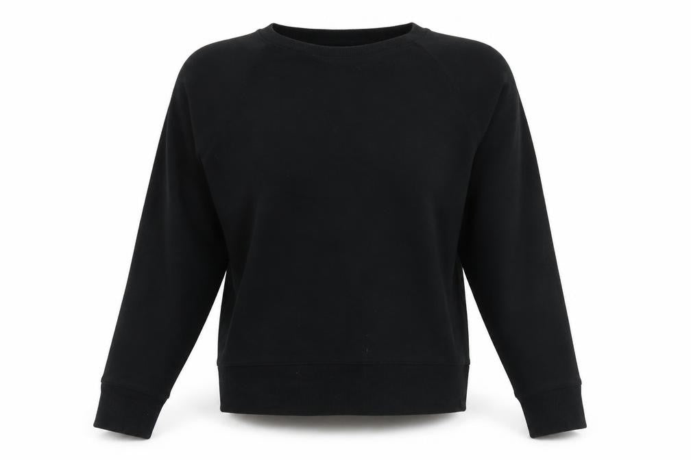 H&M Womens Black Cotton Pullover Sweatshirt Size S Pullover