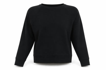 H&M Womens Black Cotton Pullover Sweatshirt Size S Pullover