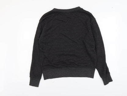 H&M Womens Grey Cotton Pullover Sweatshirt Size S Pullover