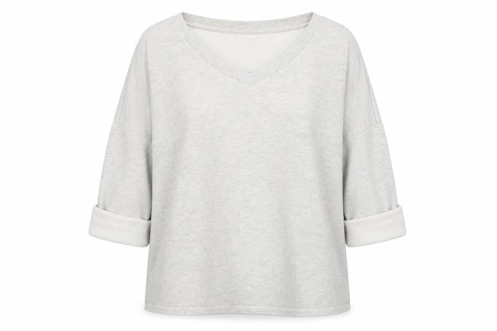 Noisy may Womens Grey Cotton Pullover Sweatshirt Size L Pullover