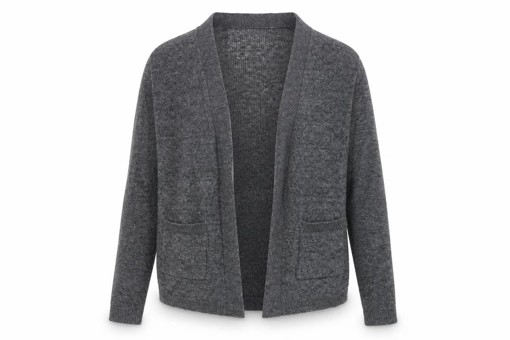 Gap Womens Grey V-Neck Cotton Cardigan Jumper Size XS